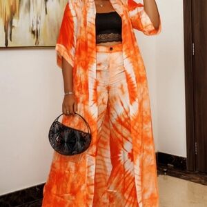 Kitan Tye Dye Kimono Set